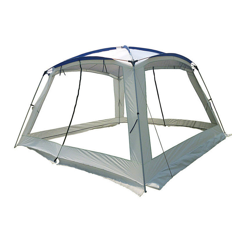 Outdoor extra large 4-10 persons sunshade canopy double layer tent  family camping fishing beach tent with mosquito net