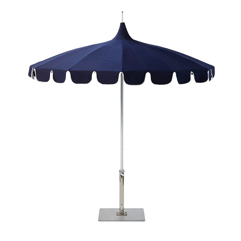 Popular large patio fringe sunshade outdoor umbrella vintage pagoda style beach tassels umbrella