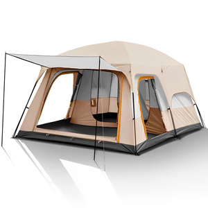 Big portable two room and one hall camping outdoor waterproof family camping tents