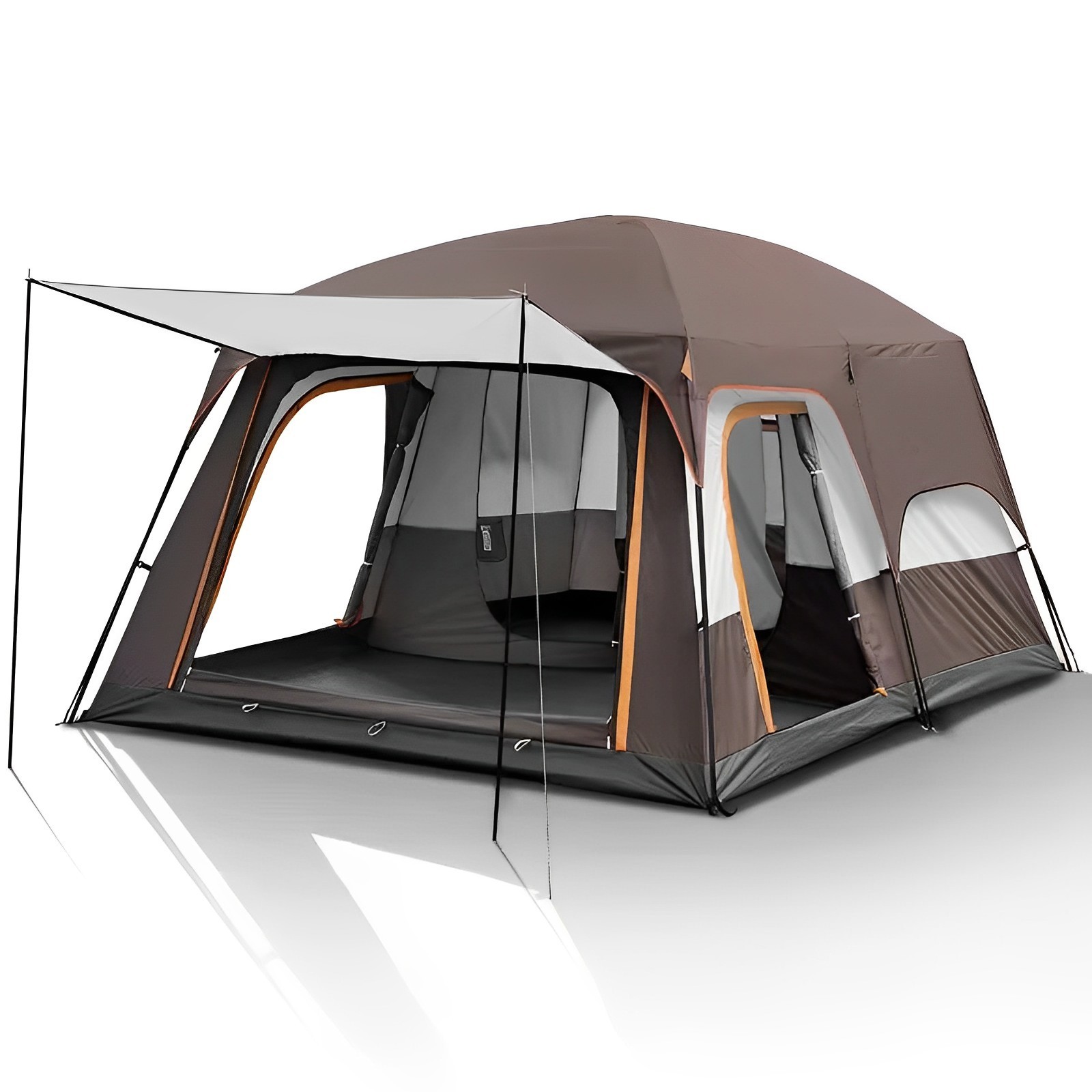 Big portable two room and one hall camping outdoor waterproof family camping tents