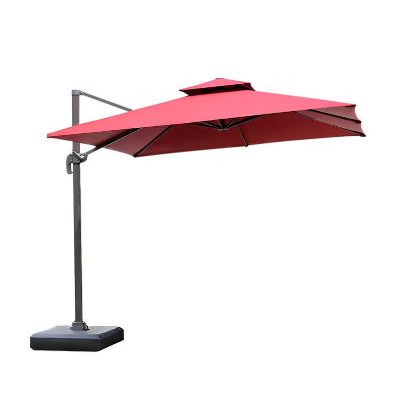 Manufacturer's outdoor sunshade umbrella  beach sea view folding roman umbrella leisure outdoor courtyard sun umbrella