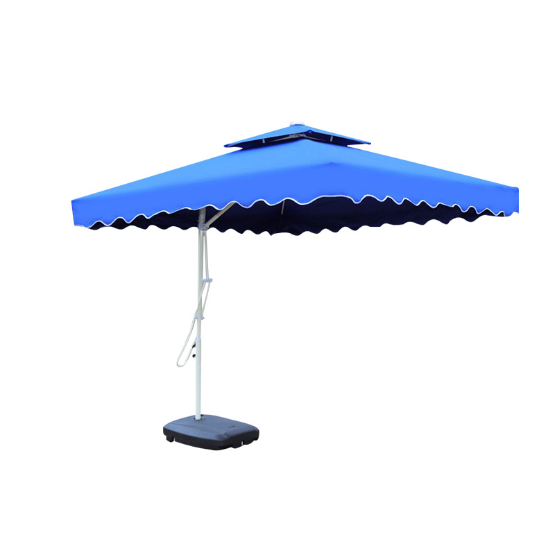 Outdoor sunshade courtyard large sun umbrella stall Roman beach advertising banana wrench umbrella