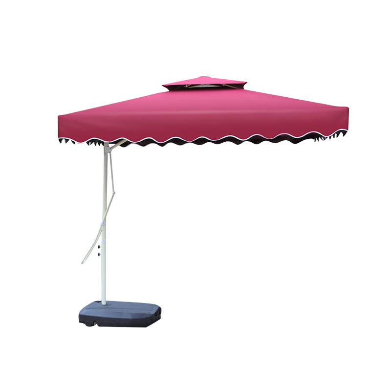 Outdoor sunshade courtyard large sun umbrella stall Roman beach advertising banana wrench umbrella