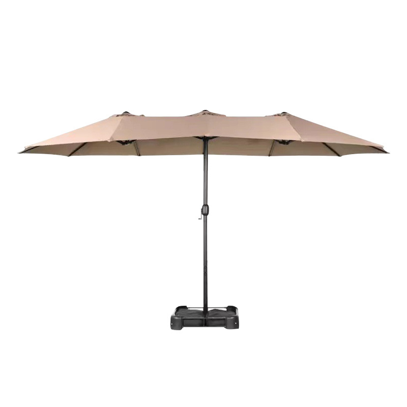 15FT double-sided large patio outdoor umbrella sunshae courtyard garden stall umbrella