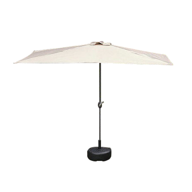 Half side sunshade umbrella courtyard garden balcony wall leisure outdoor wall sun protection large patio umbrella