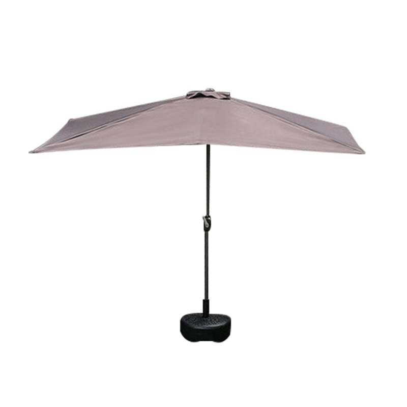 Half side sunshade umbrella courtyard garden balcony wall leisure outdoor wall sun protection large patio umbrella