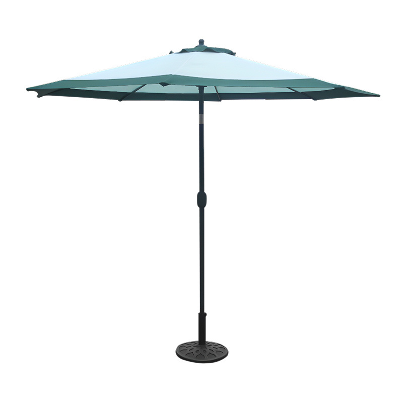 Customized Hot Selling Luxury Splice 3m 8-Bone All Iron Rocker Umbrella Mid Pillar Outdoor Sunshade Park Umbrella