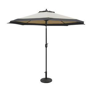 Customized Hot Selling Luxury Splice 3m 8-Bone All Iron Rocker Umbrella Mid Pillar Outdoor Sunshade Park Umbrella