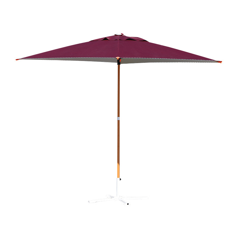 Chinese square sunshade outdoor umbrella large printed advertisement courtyard umbrella commercial stall huge villa umbrella