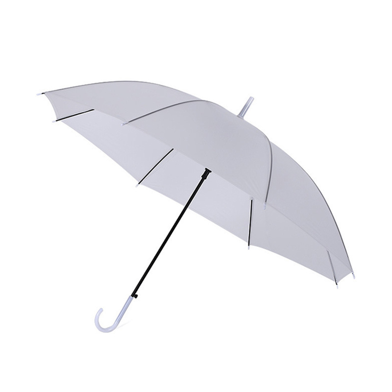 Spot transparent white colored environmental protection umbrella auto open disposable creative online stall umbrella