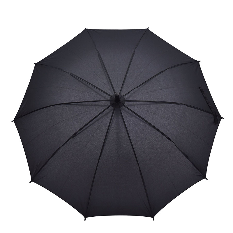 Big Size Strong Windproof Auto Open Stick Umbrella Unbreakable 23 Inches Custom Business Straight Umbrella for Men