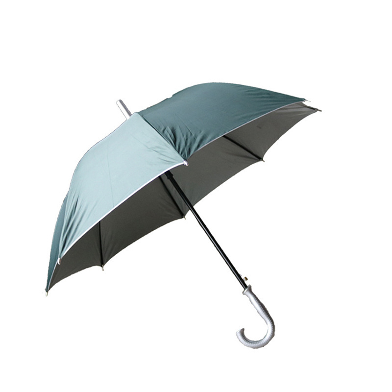 Straight handle UV resistant wind rain resistant dual purpose eight bone double bone long handle umbrella sun protection logo