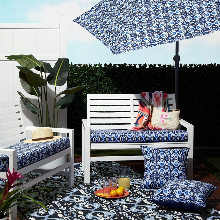 Factory Price Outdoor Beach Umbrella Customized Pattern Patio Umbrella Table Umbrella Waterproof Pool Side Striped Parasol