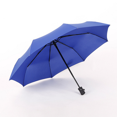 8k blue top sales auto open and close foldable three folding rain umbrella sombrillas