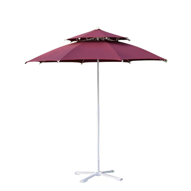 Wholesale Heavy Duty Large Outdoor Sunshade Umbrella Adjustable Beach Umbrella Outdoor Patio Umbrella with Air Vent