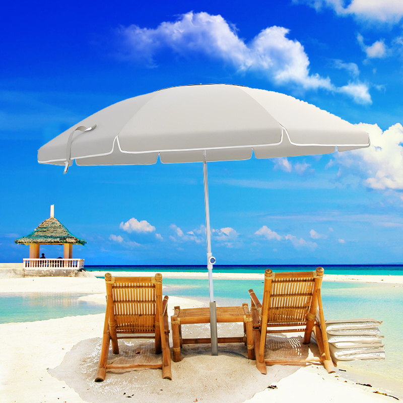 Hot sale custom cheap promotional UV protection umbrella big parasols outdoor beach umbrella