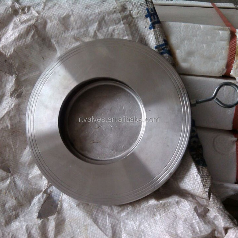 Single disc wafer swing check valve dn100