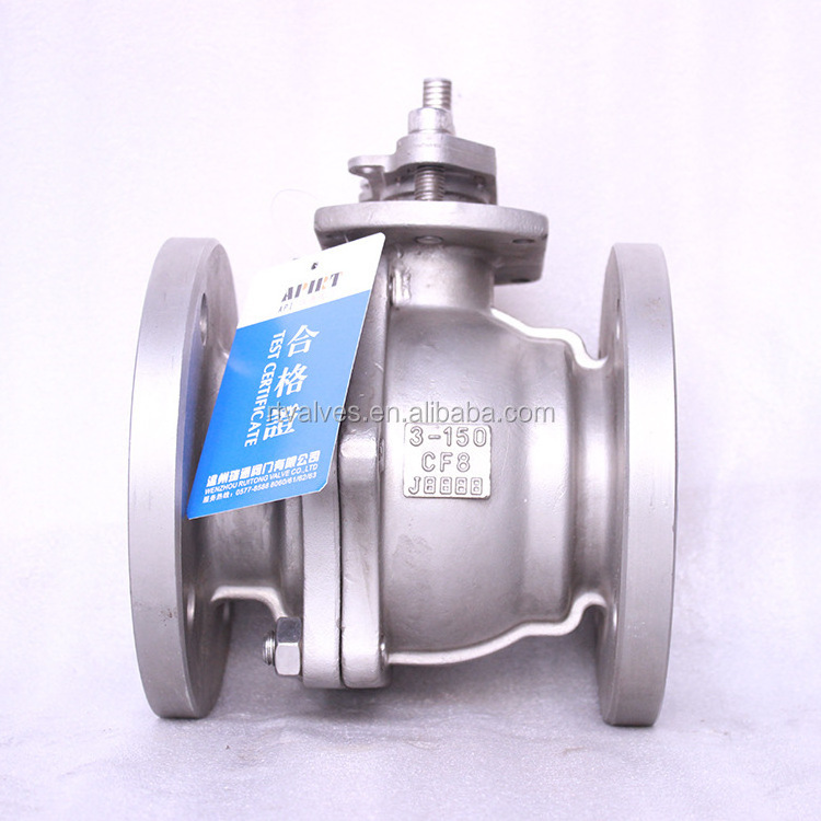 Stainless steel ball valve API flanged stainless steel ball valve