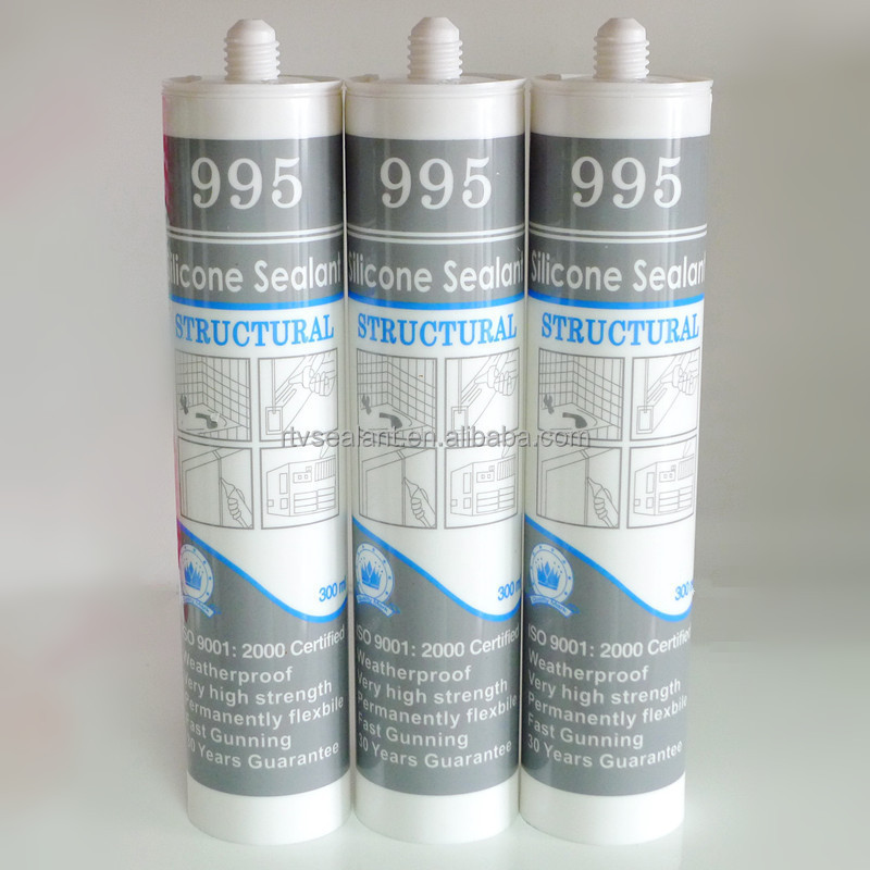 Windshield glass silicone sealant black auto glass sealant