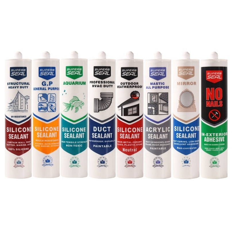 Wholesale silicon mastic blanc silicone sealant white 2500 1200