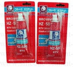 RTV silicone gasket maker black red