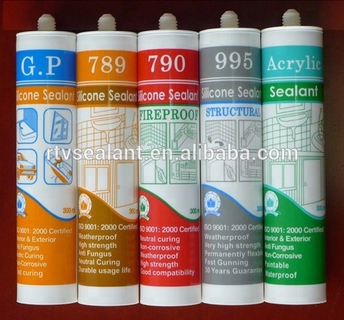 Silicone Sealant Empty Cartridge 300ml No-Printed