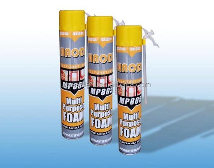 Glue High Density Polyurethane Foam Spray Tube PU Adhesive Foam Spray