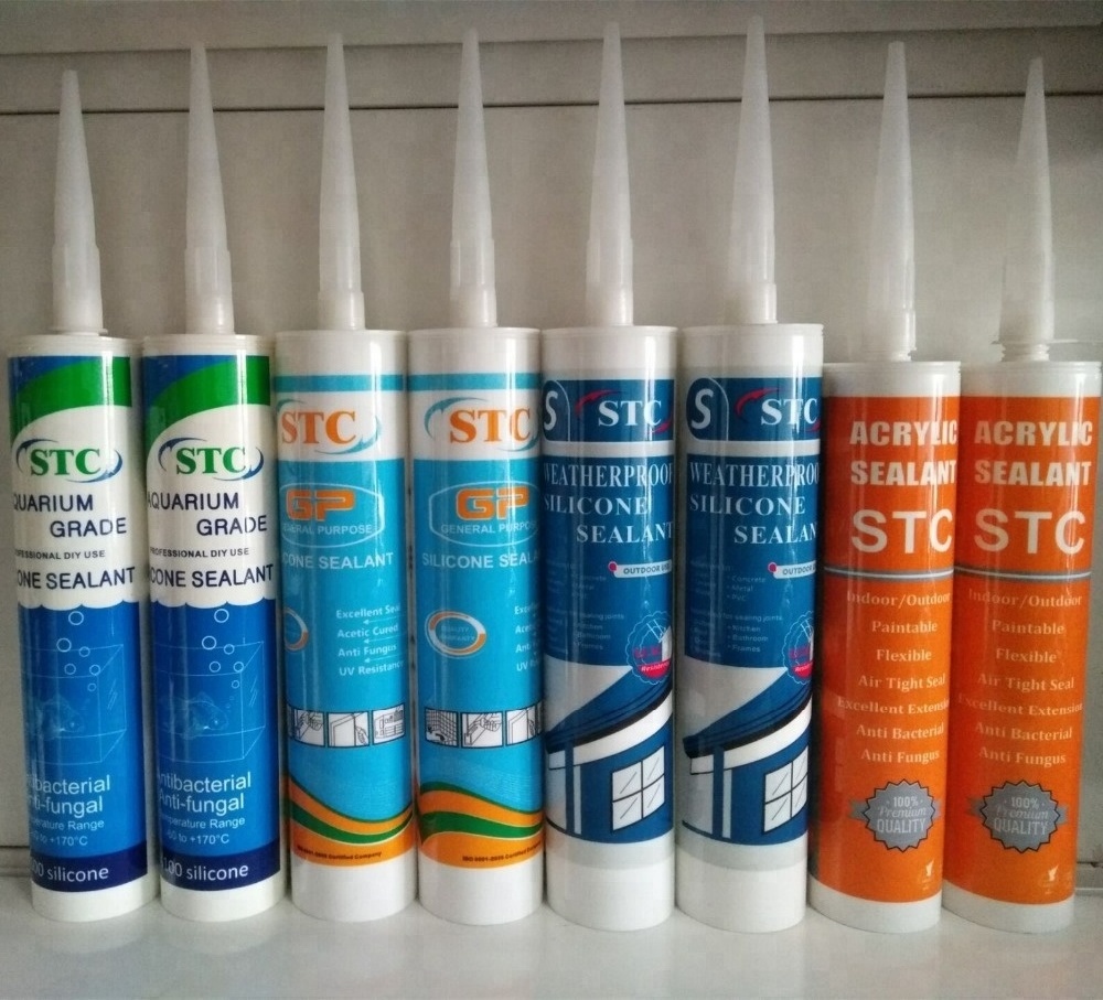 Fast curing grey silicone sealant