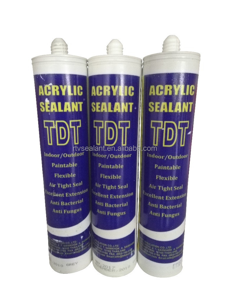 Waterproof paintable siliconized Acrylic Latex Caulking