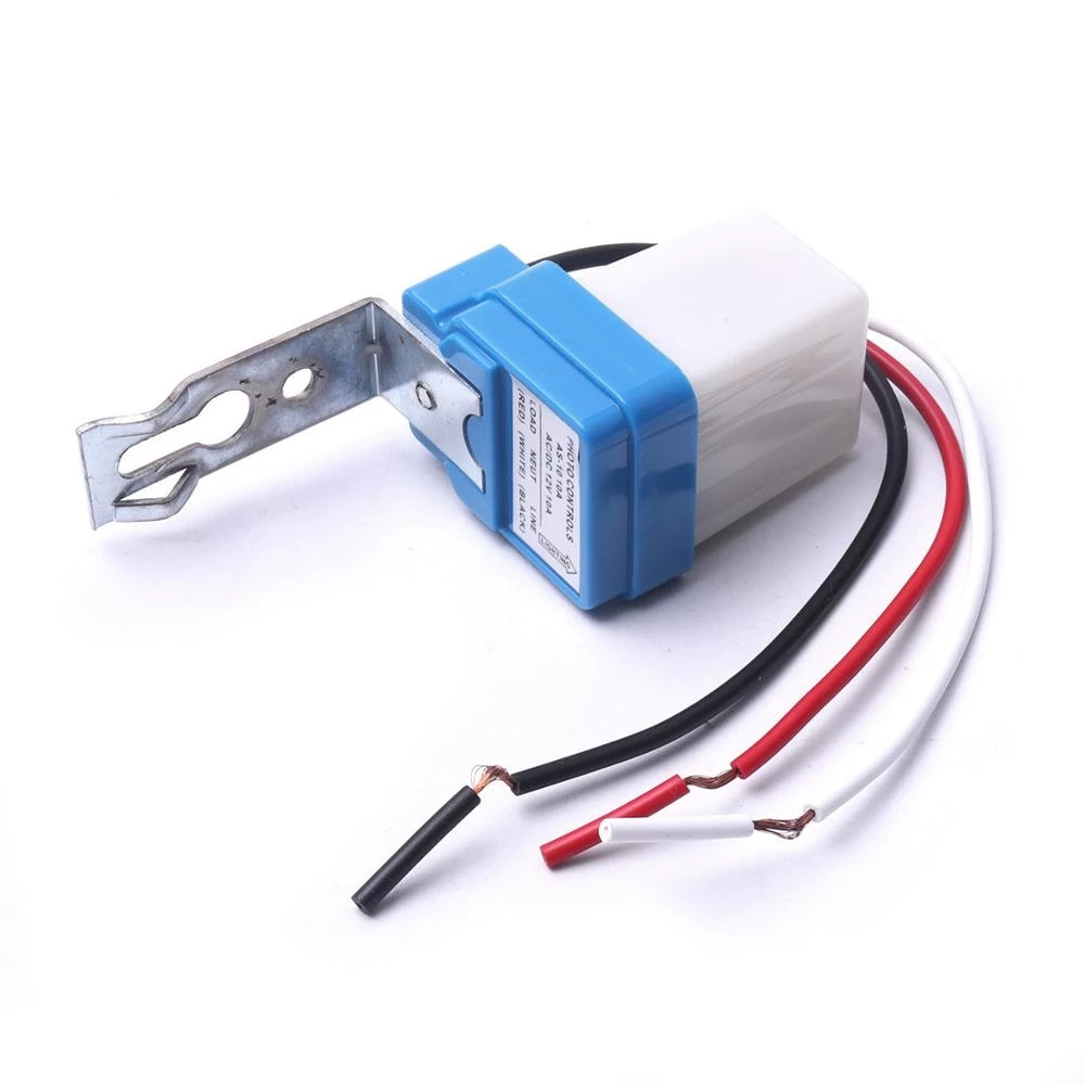 Universal Auto On Off Photocell Street Light Controller 12V 24V 220V AS-10 10A Photoswitch Sensor Switch