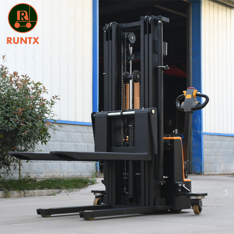 forklift truck 1 ton 1.5 ton 2 ton loading weight mini electric forklift stacker lifting height 1m 1.5m 2m 2.5m 3m 3.5m 4m