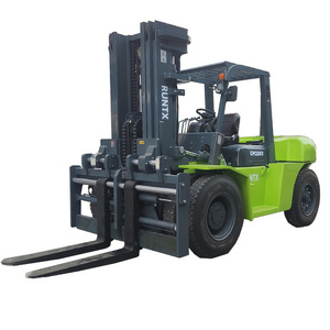 Runtx top quality diesel heavy forklift 7 tons 8 ton 10 tonne forklift with enclosed cab and AC