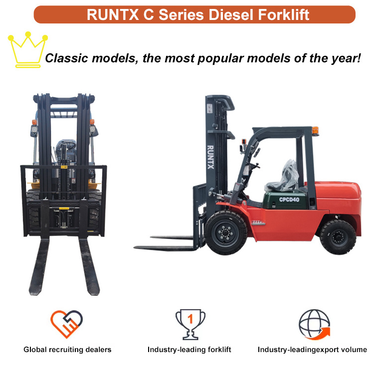 Runtx brand 2.5 ton 3 ton 3.5 Ton CPCD30 35 Diesel Forklift For Sale