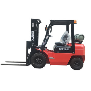 Runtx Factory Price Gasoline Forklift 3 Ton 3.5 Ton 4 Ton Lpg Gasoline Forklift with 3m Height Duplex Mast