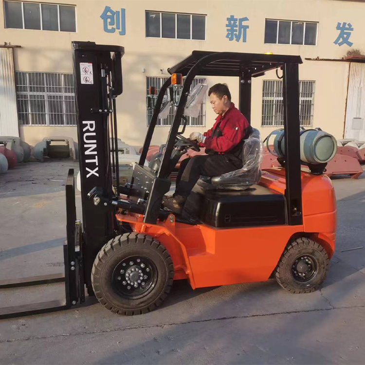 Runtx brand Dual Fuel Gasoline Gas Forklift 2 ton 3 ton 3.5 ton 4 ton  LPG forklift with Japanese brand K25 engine