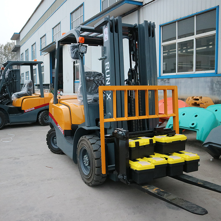 Chinese Equipment mitsubishi engine forklift 2.5 ton 2.5tn fork lift truck 2500kg diesel with best price