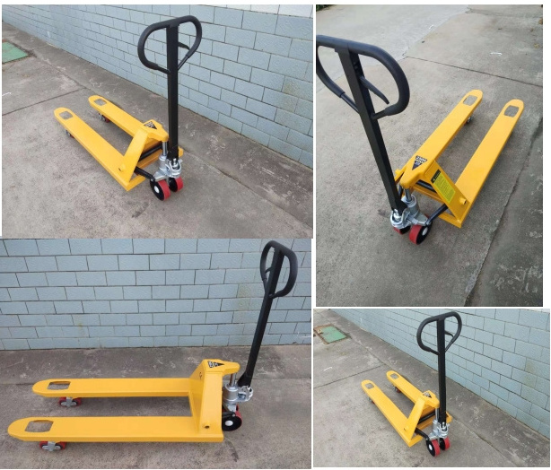 In stock 2ton hand pallet truck 2 ton 3ton manual hand forklift with import pump