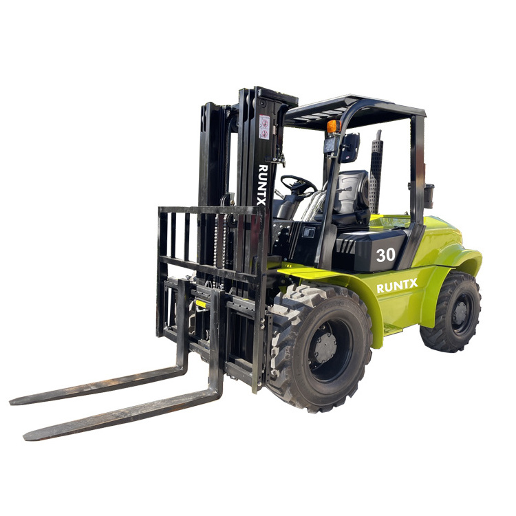 Runtx factory price small 2wd 4wd off road forklifts 2.5 ton 3 ton 3.5 ton all rough terrain forklift