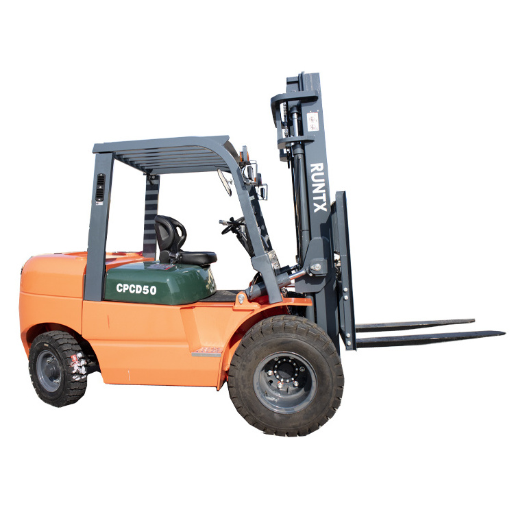 Runtx 4 ton montacarga mini diesel forklift trucks forklift side shift lifting forklift for sale