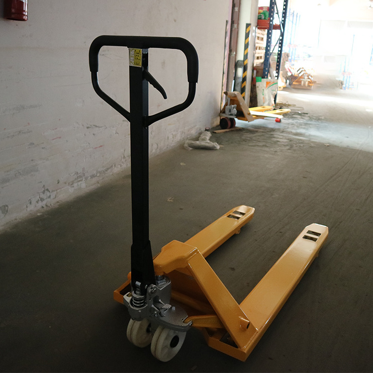 2Ton 360 degree steering Manual hydraulic forklift for lifting pallets Liberate manpower's hand Lifter Truck Hydraulic Trolley