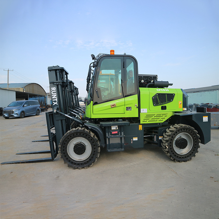 RUNTX 3ton 3.5ton 4ton 5ton 6ton 8ton 10ton 4x4 4WD all four 4 wheel drive new rough terrain forklift