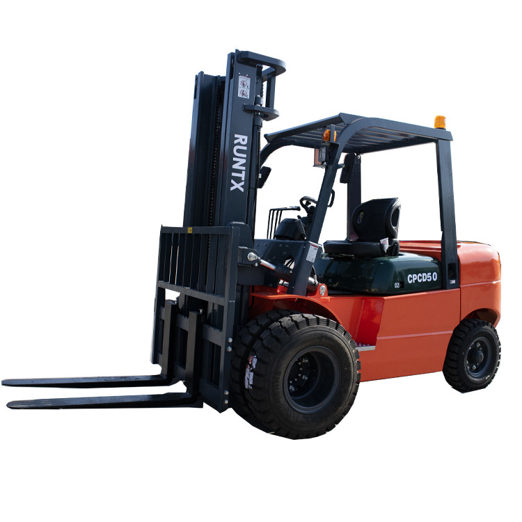 Runtx 4 ton montacarga mini diesel forklift trucks forklift side shift lifting forklift for sale