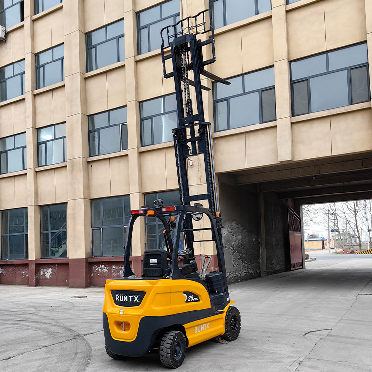 Runtx brand new brand fork lifter 1.5 ton automatic electric battery stacker with 3m lifting