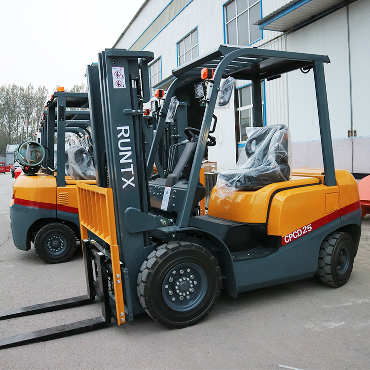 Chinese Equipment mitsubishi engine forklift 2.5 ton 2.5tn fork lift truck 2500kg diesel with best price