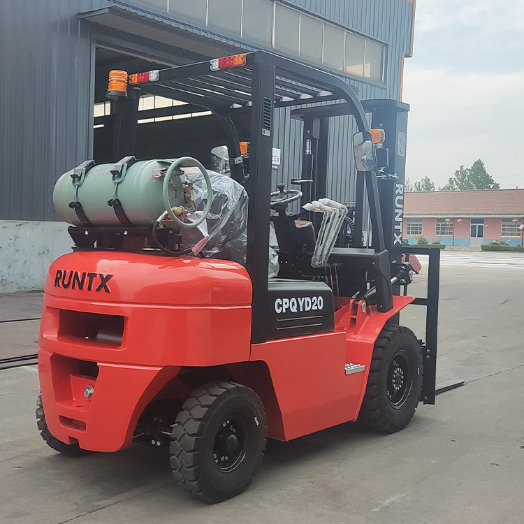 Runtx Factory Price Gasoline Forklift 3 Ton 3.5 Ton 4 Ton Lpg Gasoline Forklift with 3m Height Duplex Mast