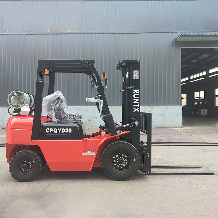 Runtx Factory Price Gasoline Forklift 3 Ton 3.5 Ton 4 Ton Lpg Gasoline Forklift with 3m Height Duplex Mast