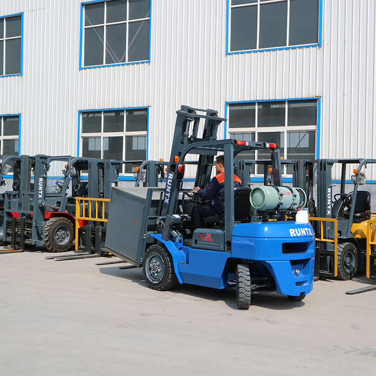 Runtx brand Dual Fuel Gasoline Gas Forklift 2 ton 3 ton 3.5 ton 4 ton  LPG forklift with Japanese brand K25 engine