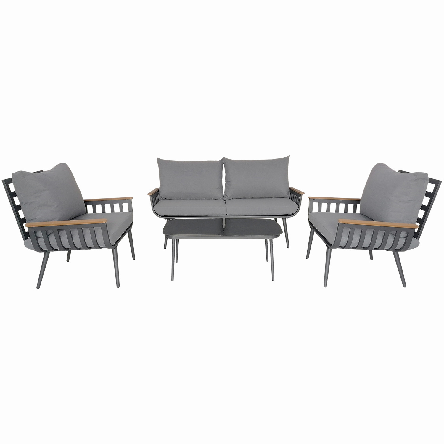 RTX High Quality 4 Piece Aluminum Sofa Set Garden Furniture Outdoor Furniture