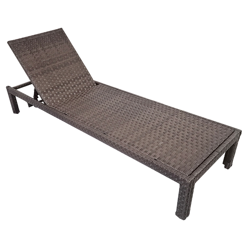 Outdoor garden patio furniture rattan wicker bed sun lounger