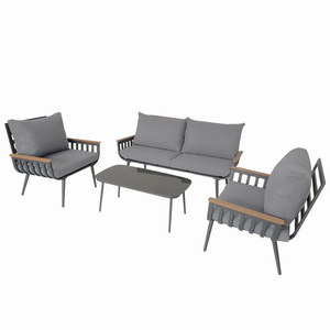 RTX High Quality 4 Piece Aluminum Sofa Set Garden Furniture Outdoor Furniture